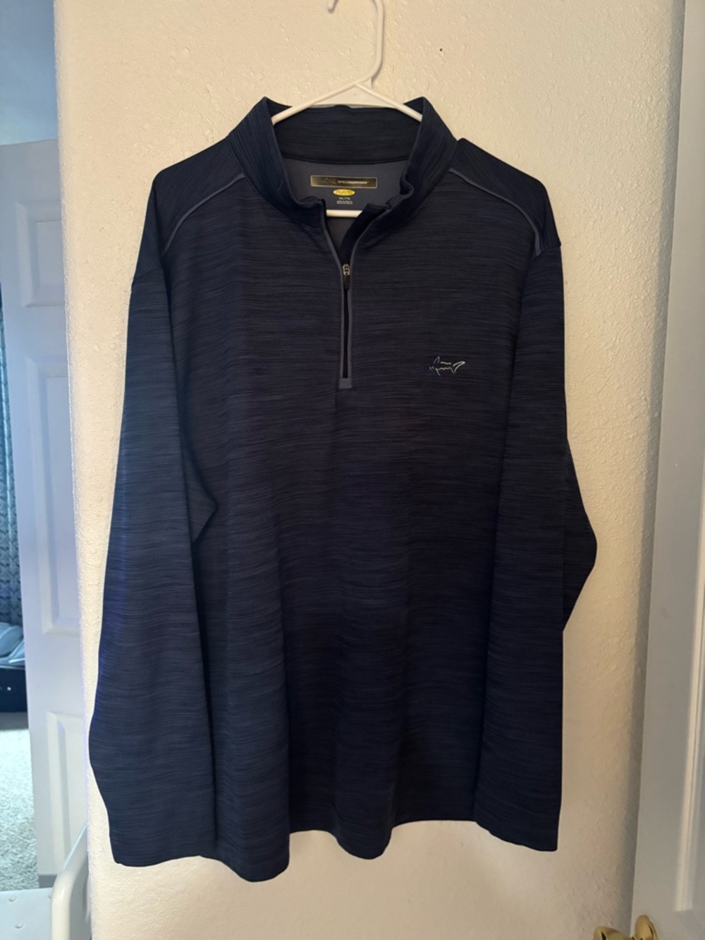 Greg Norman Navy Quarter-Zip Performance Pullover